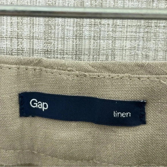 Gap Womens Size 4 linen chino shorts 0952 - Picture 2 of 8